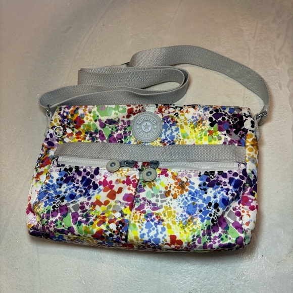 Kipling Crossbody Purse Angie Colorburst Bag - Picture 2 of 15